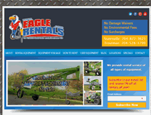 Tablet Screenshot of eaglerentals.com